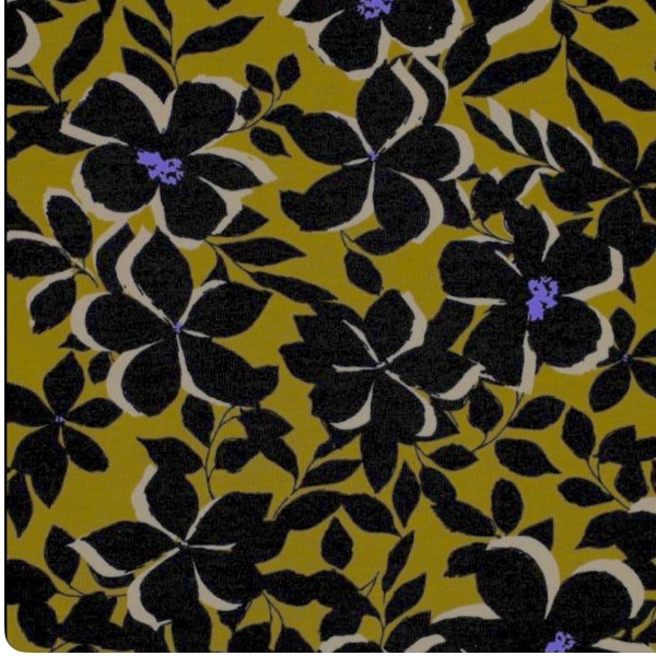 Trikoo Kukka oliivinkeltainen 05620.118