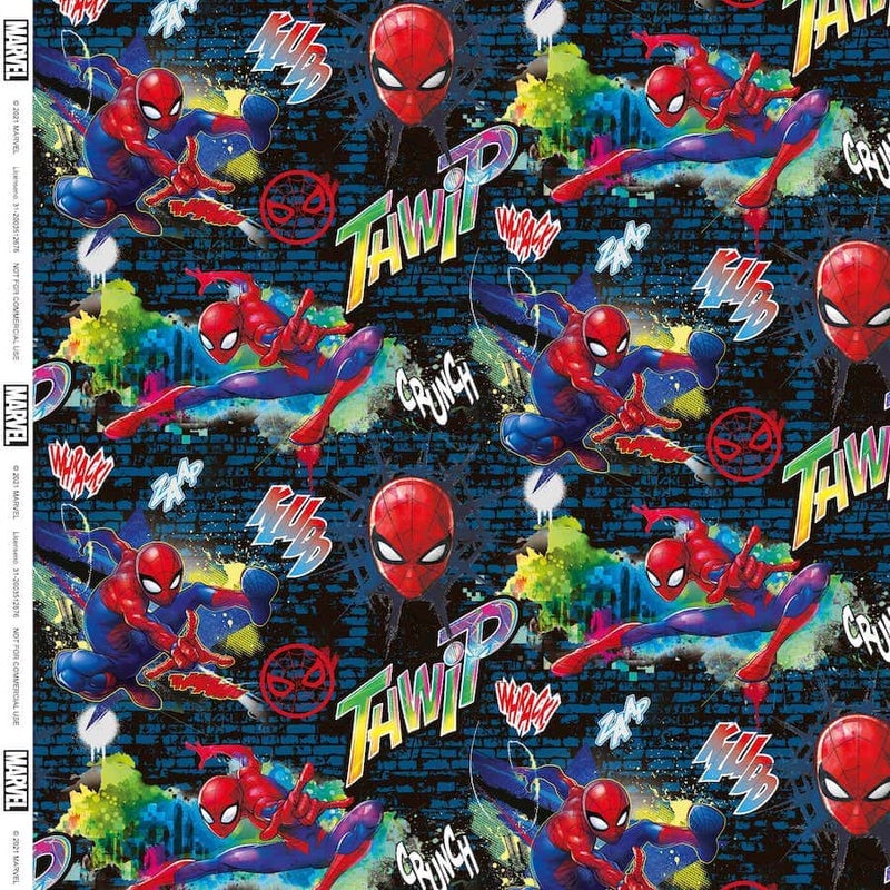 Lisenssisstrikoo spiderman, sinipohjainen