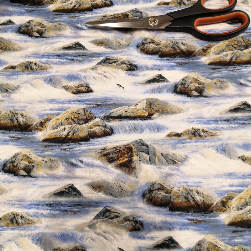 Puuvillakangas Landscape koski